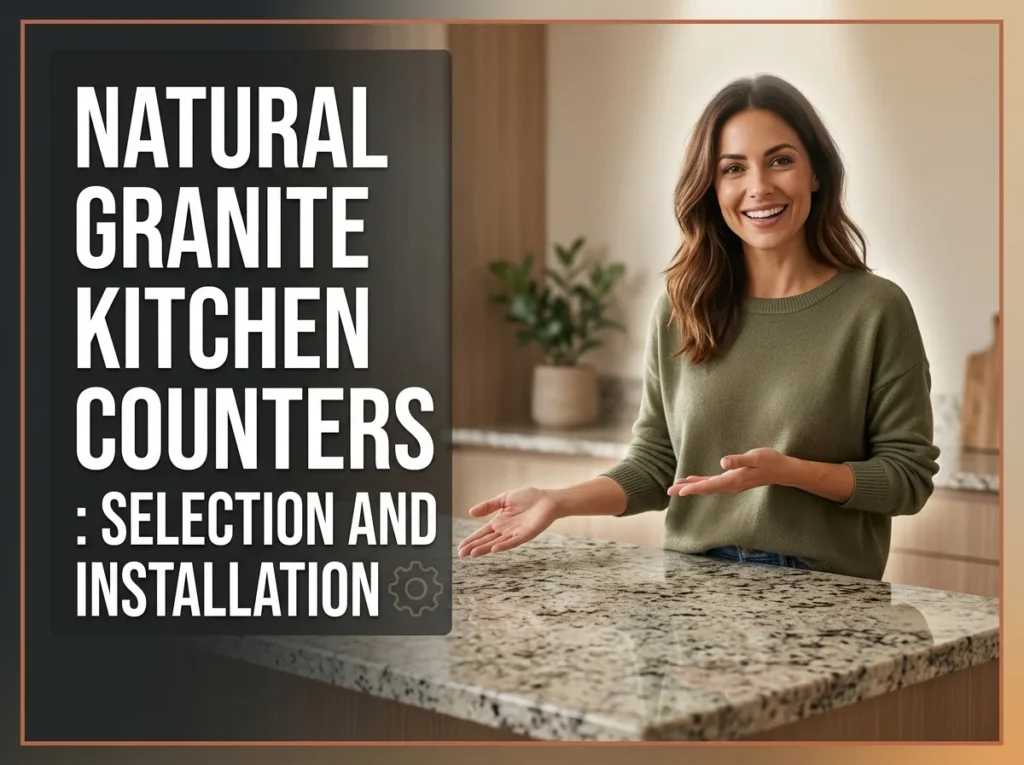 Natural Granite Kitchen Counters Selection and Installation

