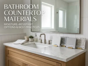 Best Bathroom Counter Materials Comparison