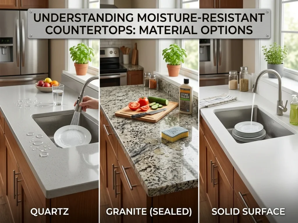 Understanding Moisture-Resistant Countertops Material Options