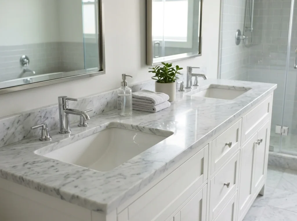 Is Marble a Good Choice for a Bathroom Vanity?