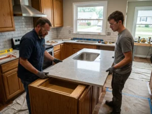 Kitchen Countertop Installation in Newark, OH Process, Materials & Costs