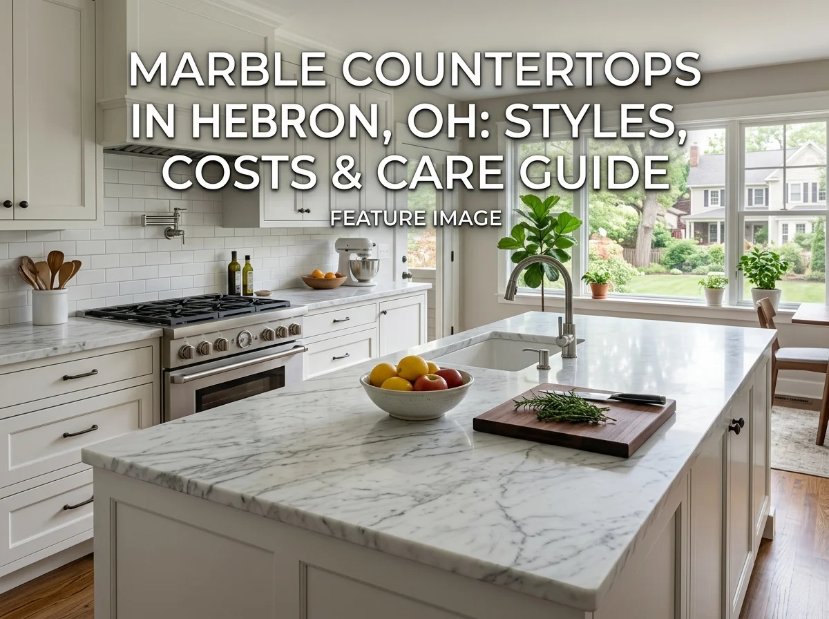 Marble Countertops in Hebron, OH: Styles, Costs & Care Guide
