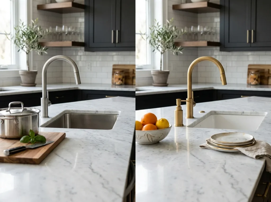 Which Works Better With a Stone Countertop