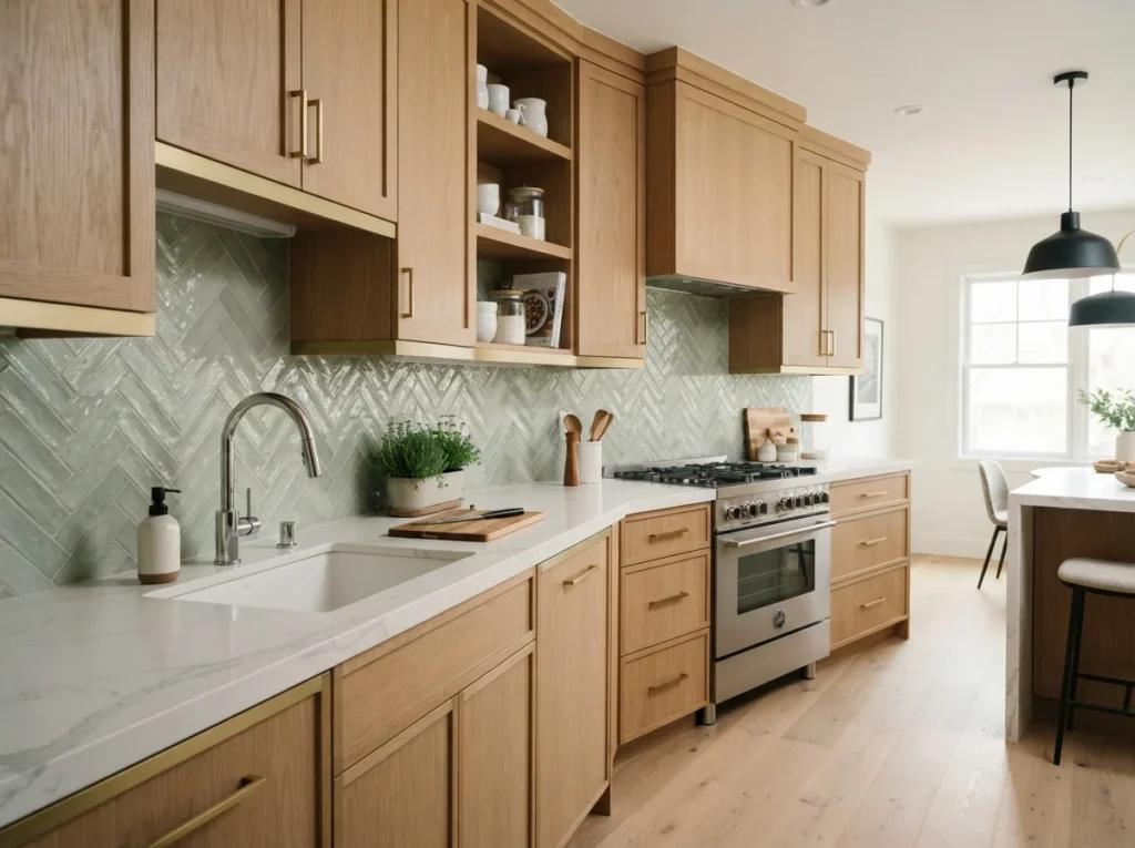 Backsplash Color Ideas That Work With Your Cabinets and Countertops