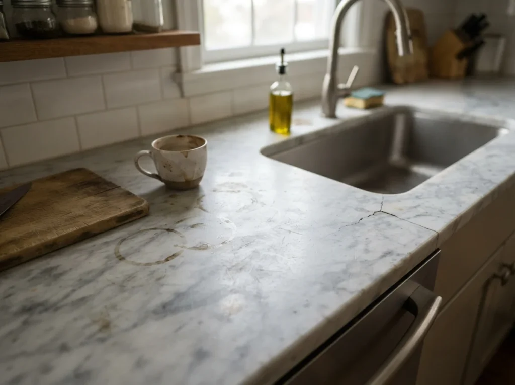 Cracks, Stains, and Wear in Countertop Whats Normal and What Isnt