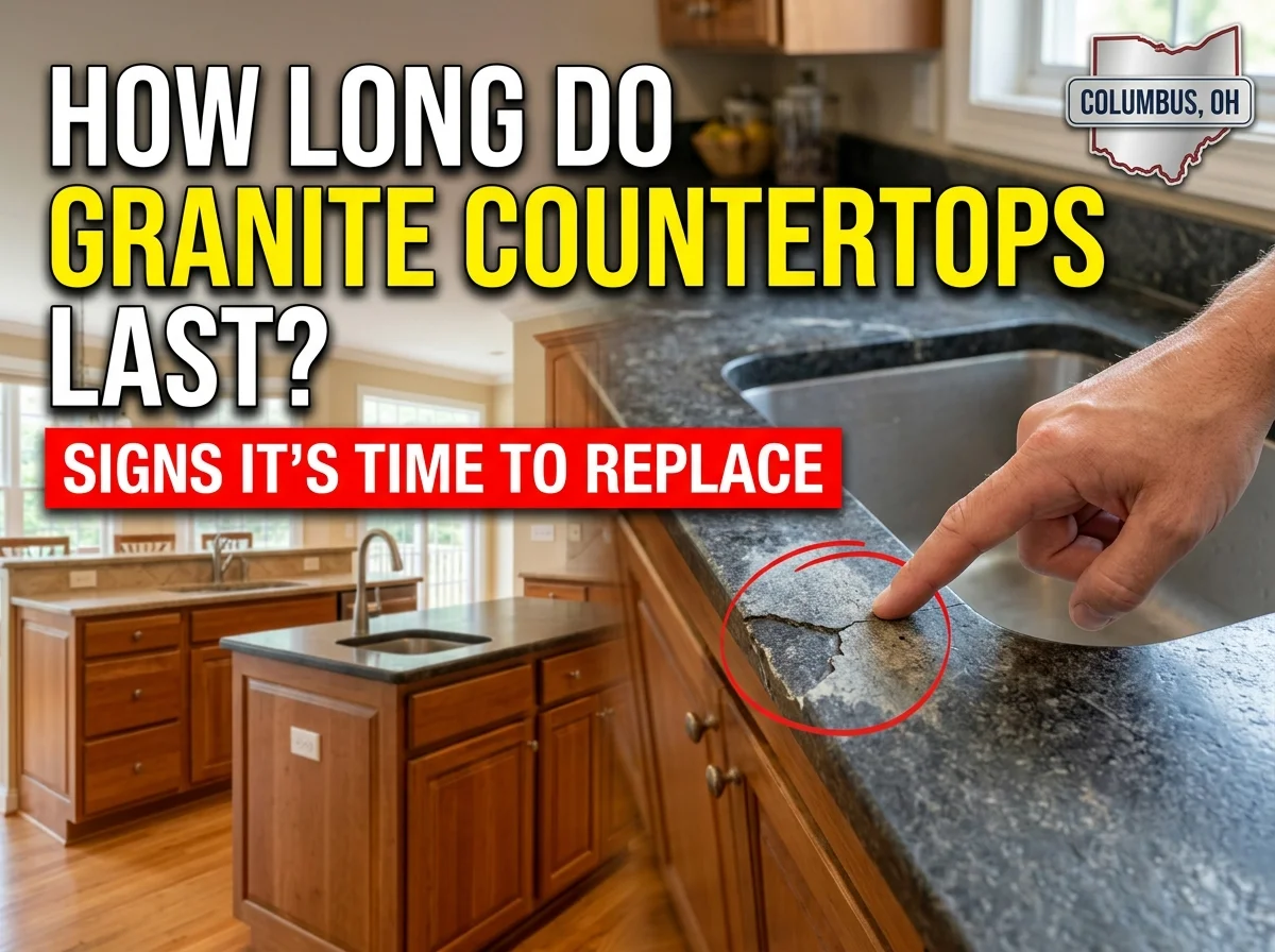 How Long Do Granite Countertops Last? Signs It Is Time for Replacement in Columbus, OH